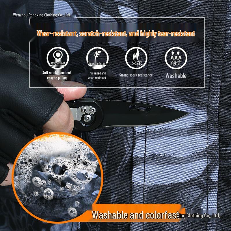 Камуфляжные комплекты рабочей одежды для сварки: Прочные мужские и женские защитные строительные костюмы