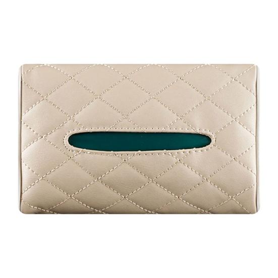 Tissue Container Useful Large Capacity Reusable Paper Storage Box Car Tissue Holder Sun Visor Napkin Holder Tissue Case Car Supplies