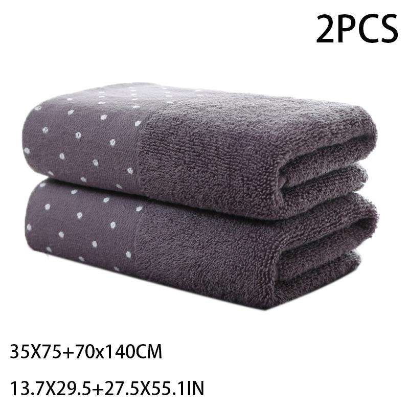 Household Pure Cotton Towel Quick Drying Super Soft Super Absorbent Thickened Adult Absorbent Bath Towel Couple's Large Towels