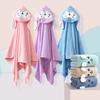 Baby Newborn Bath Towel Hooded Coral Fleece Water-absorbing Bathrobe Swaddle Bathe Towels Bathing Soft Blanket Cartoon Animals