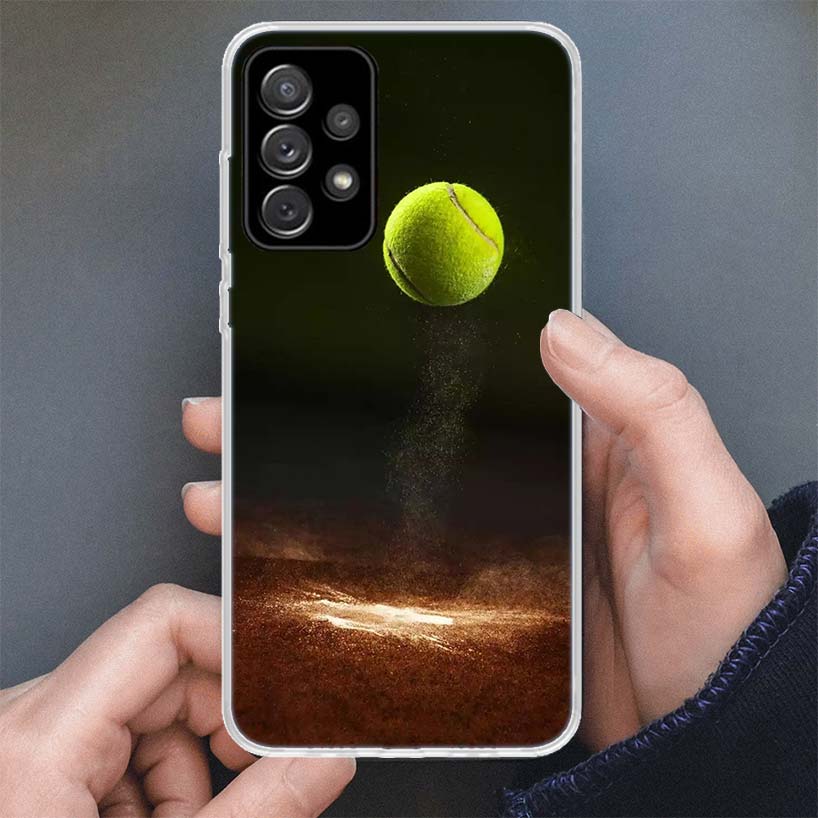 Tennis Sport Phone Case For Samsung Galaxy A16 A56 A15 A55 A14 A54 A13 A53 A36 A35 A34 A33 A26 A25 A24 A23 A05S A04S A03S A15 A5