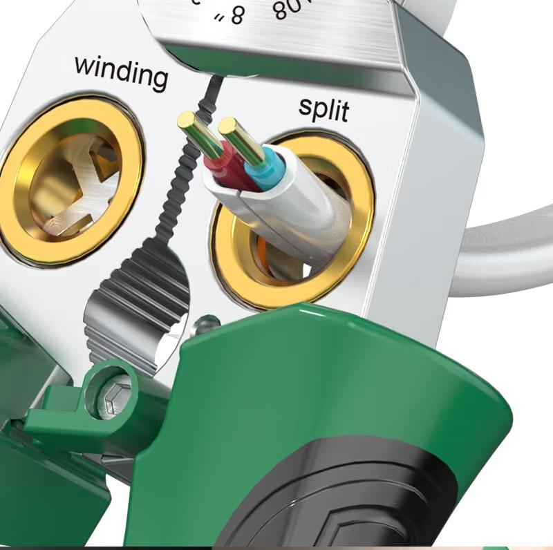 Плоскогубцы электрика, Многофункциональный стриппер для проводов, 8-в-1 Иглогубцы из нержавеющей стали с электрическими измерениями