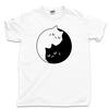 Кот Инь-Ян Мать Кошек Игрушка для Питомцев Кот в Сапогах Мурлыкающий Кот Пушистая Футболка Унисекс Футболка