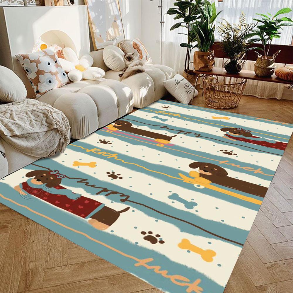 Cute Rug Little Greyhound Entrance Doormat Door Mat Floor Mat Bathroom Mats Carpet Entrance of House Custom Carpet for Kitchen