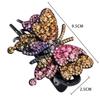 Lady Rhinestone Butterfly Korean Style Hair Clip Duckbill Clip Women Hair Claw Hair Accessories
