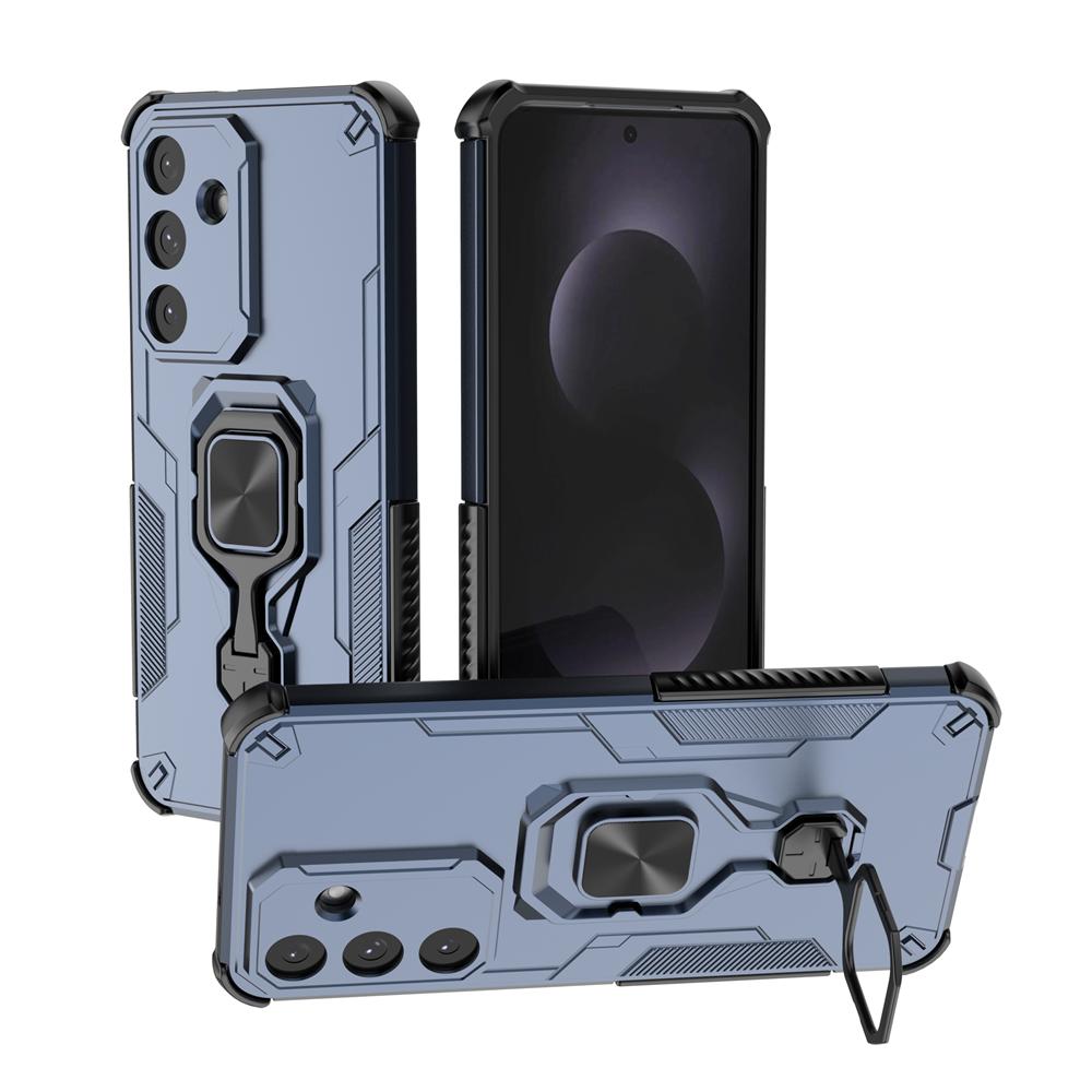 Чехол для Samsung Galaxy S25 FE Магнитный держатель-кольцо Противоударный Бронированный Чехол для телефона для Galaxy S25FE 5G Защита камеры Fundas