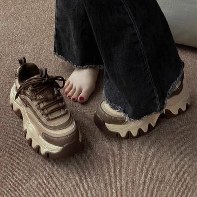 Женская обувь летняя повседневная увеличивающая рост платформа кроссовки для бега универсальные женский тренд