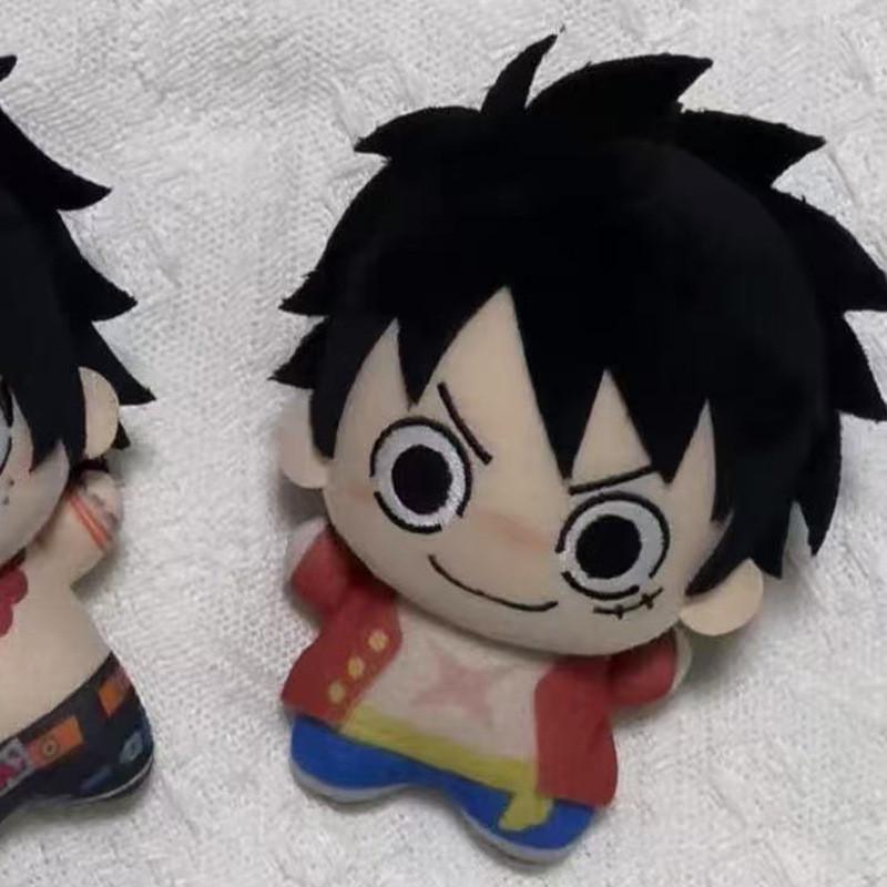 Плюшевая кукла Луффи и Эйс из One Piece, 10 см, с милым подвесным брелоком для детей