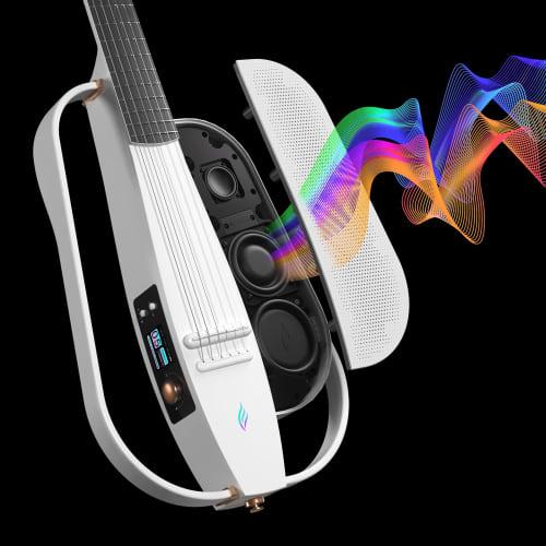 Enya NEXG 2N Classical Guitar, All-in-One Smart Audio Guitar with Nylon Strings, Carbon Fiber Construction, 50W Wireless Speaker, Built-in Loop Functi