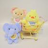 Cartoon Chicken Elephant Rabbit Cat Bear Mouse Plush Pendant Soft Animal Stuffed Toys Doll Lovely Key Chain Backpack Decor Gift