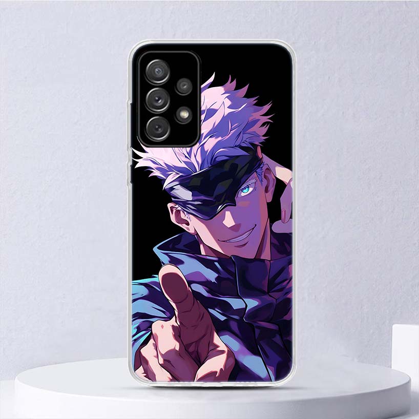 Kaisen J-Jujutsu Годжо Сатору Мягкий чехол для Samsung Galaxy A52 A51 A50S A12 A10S A20S A30S Чехол для телефона A71 A41 A31 A21S A70 A40 A