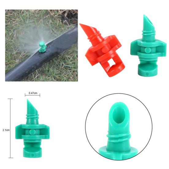 50Pcs 180/360 Degree Lawn Sprinkler Garden Water Spray Durable Misting Nozzle