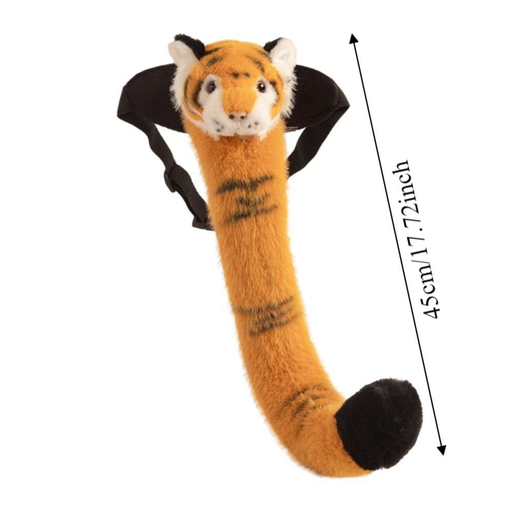 Lovely Tiger Tail Costume Accessory Charming Design Animal Tail Prop Birthday Cosplay