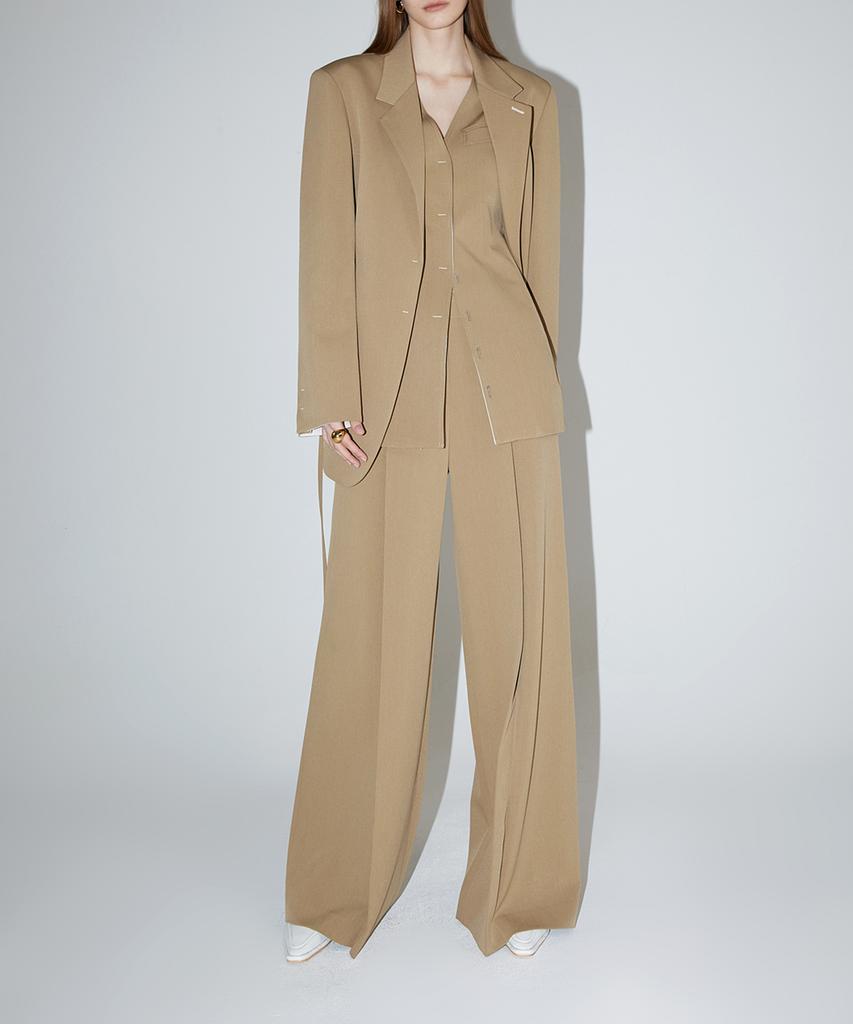 RENEJ Ava Pintuck Wide Pants