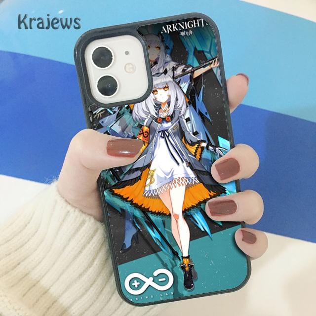 Мягкий чехол для телефона Krajews Amiya Ansel Arknights для iPhone 14 5 SE 6s 7 8 plus X XR XS 11 12 13 pro max Samsung S21 S22ultra