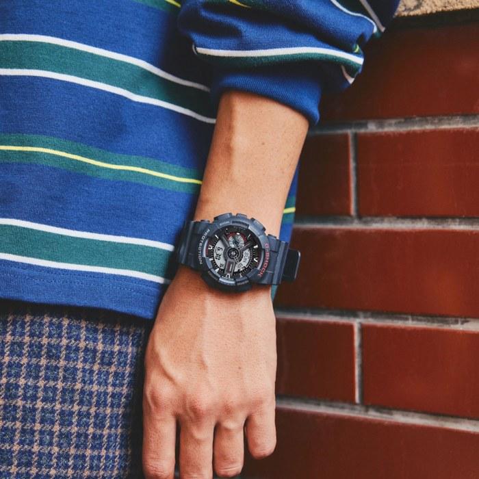 Casio G-Shock GA-110-1AJF Мужские Черные