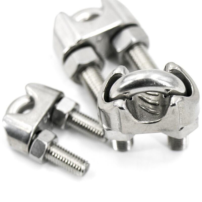Haisidike HK-02 304 Stainless Steel U-Shaped Wire Rope Clamp