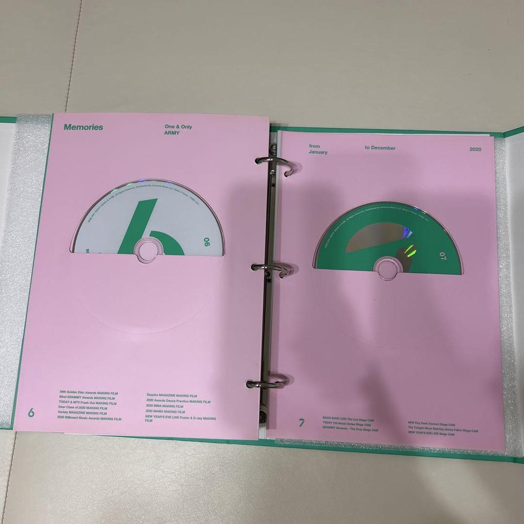 [USED] Memories of 2020 BTS