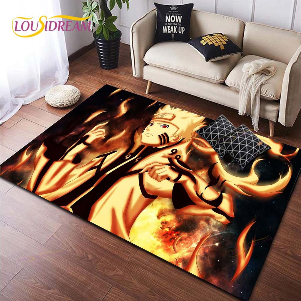 Anime Naruto Carpet Kids Carpets Living Room Tea Table Mats Bedroom Rug Washable Floor Mats Household Area Mat Dinosaur Rug