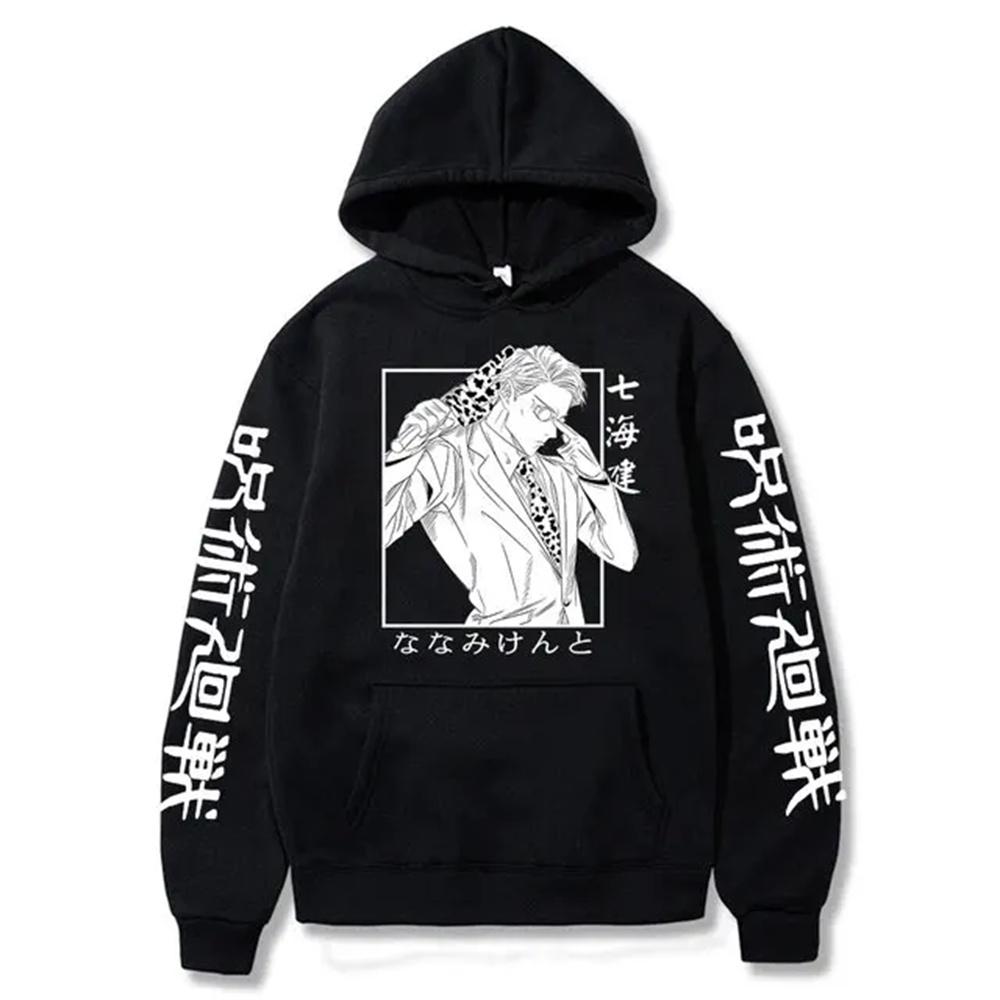 3D Аниме Одежда Сатору Годжо Принт Толстовки с капюшоном для детей Популярная уличная одежда Харадзюку Манга Унисекс Свитшот Одежда для девочек