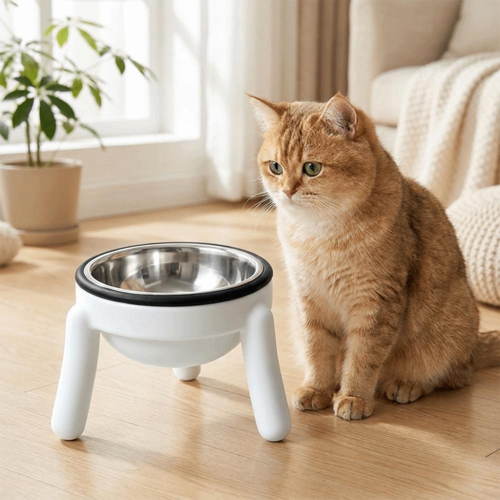 Подставка для кормушек с приподнятым дном для защиты шеи, 3D-печать, стойка для мисок для собак и кошек