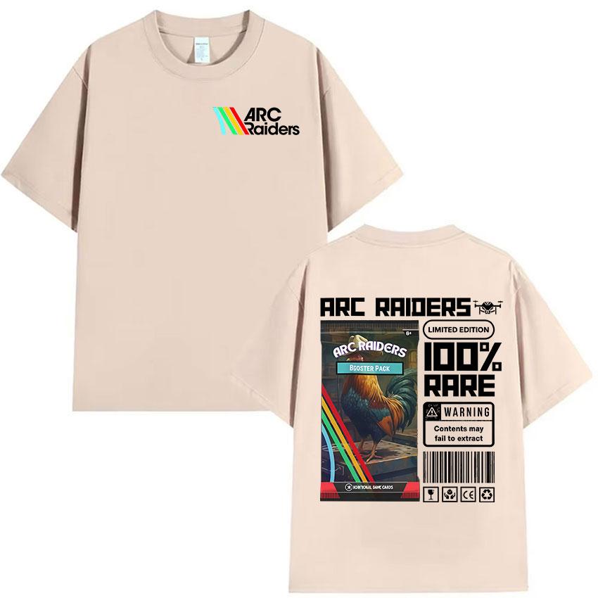 Hot Game Arc Raiders Graphic T Shirt Men Womens Vintage High Quality Fashion Tshirts Casual 100 Cotton Short Sleeve Tshirt