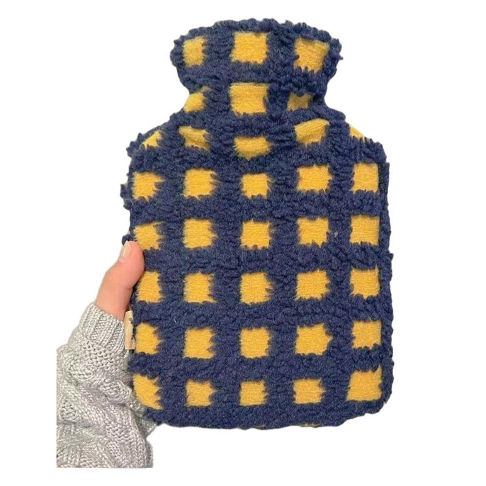 Thickened Warm Water Bag Water Filled Hand Warmer Foot Warmer Detachable Warm Handbag  Winter