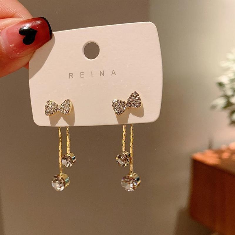 Серебряная игла S925 Элегантность Кисточка Длинный Модный Дизайн Полный Серьги Вечеринка Украшения Изысканные Подарки