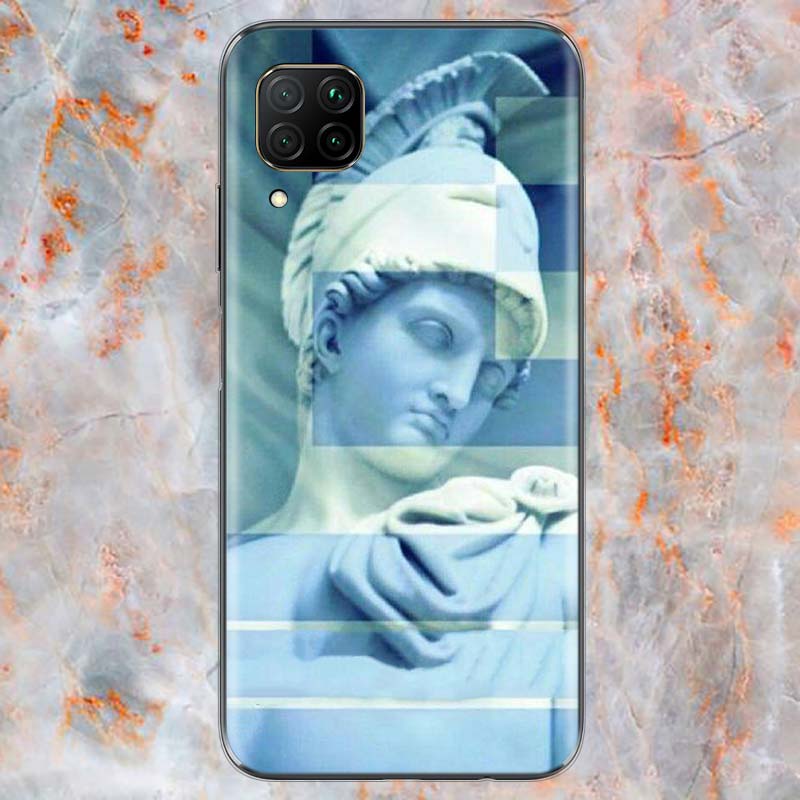 Греческие национальные флаги для Huawei Mate 40 30 20 20X 10 RS P Smart 2021 2020 ZS Pro Plus Lite 2019, чехол для телефона