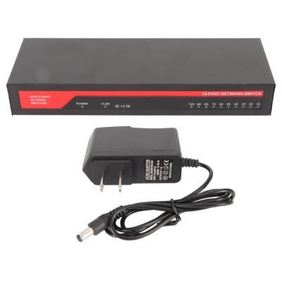 10-портовый гигабитный Ethernet-коммутатор 1000M Auto MDI MDIX Plug and Play Ethernet-сплиттер