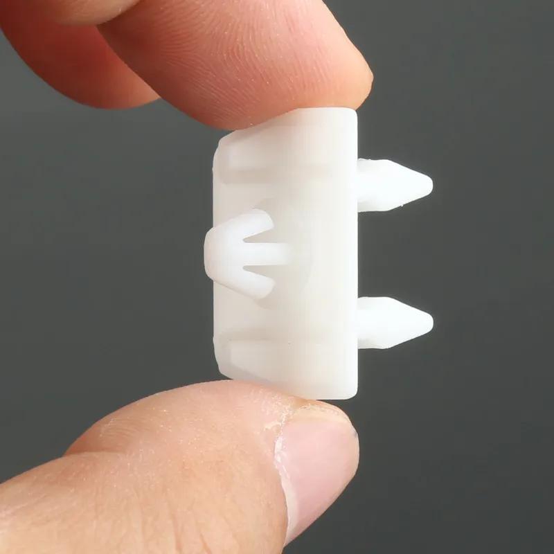 10pcs BM15 Car Clips Door Moulding Clamps Holder Fit for Mercedes 0019884681 White Automobile Fixed Clamps Holders