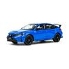 PAUDI MODEL 1/64 scale diecast model car of the 2023 Honda Civic TYPE-R FL5, blue