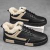 Men’s Sports Shoes Casual Street Style Fur Running Sneakers Shoes for Students Over Sized Winter Shoes