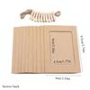 10pcs Home Decoration Photos Album Craft Combination Paper Frame With Clips Paper Picture Frames