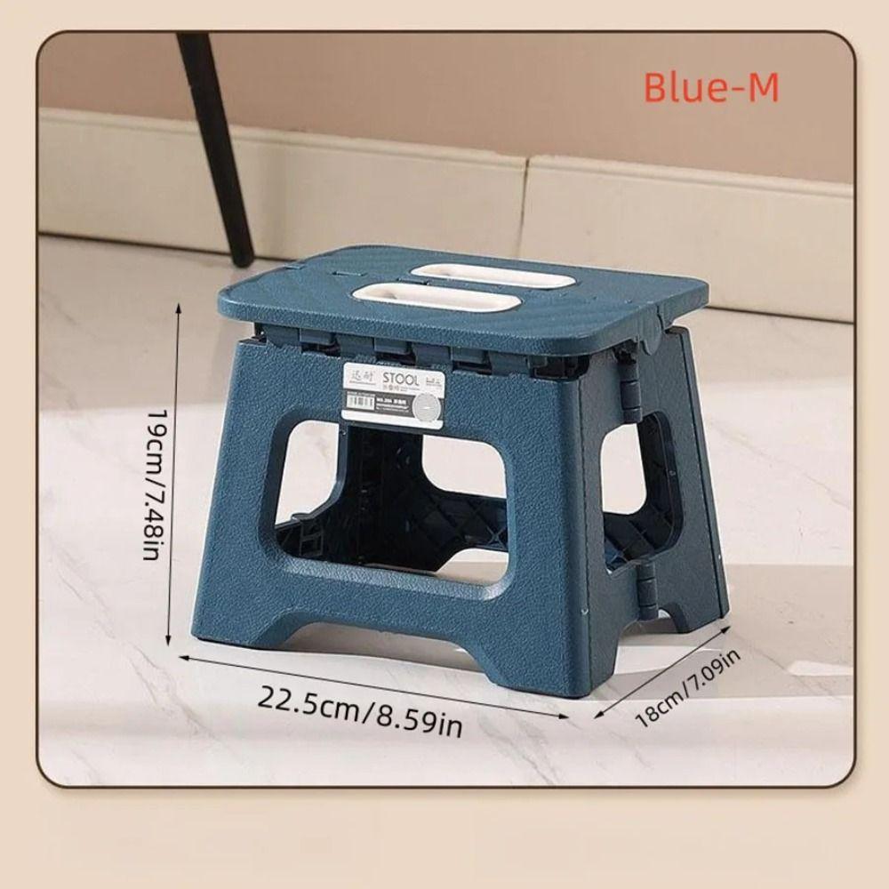 Handheld Small Benches Thickened Foldable Stool Portable Footstool Garden