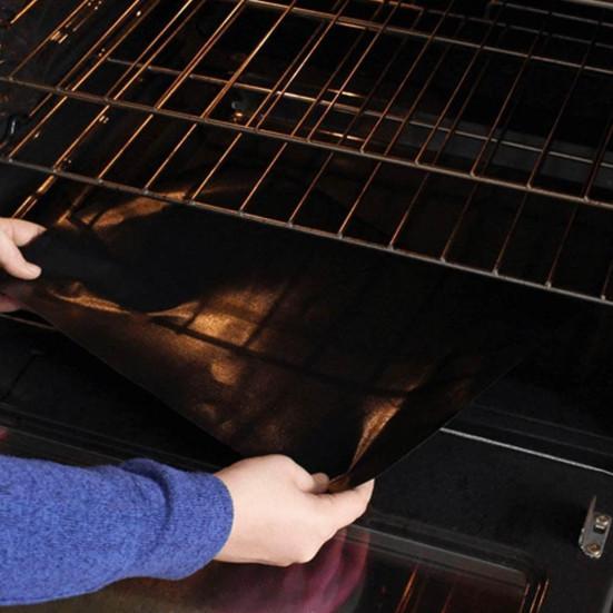 2/4 шт антипригарный вкладыш для духовки большой прочный протектор для духовки многоразовый термостойкий чехол для плиты электрический газовый тостер микроволновая печь