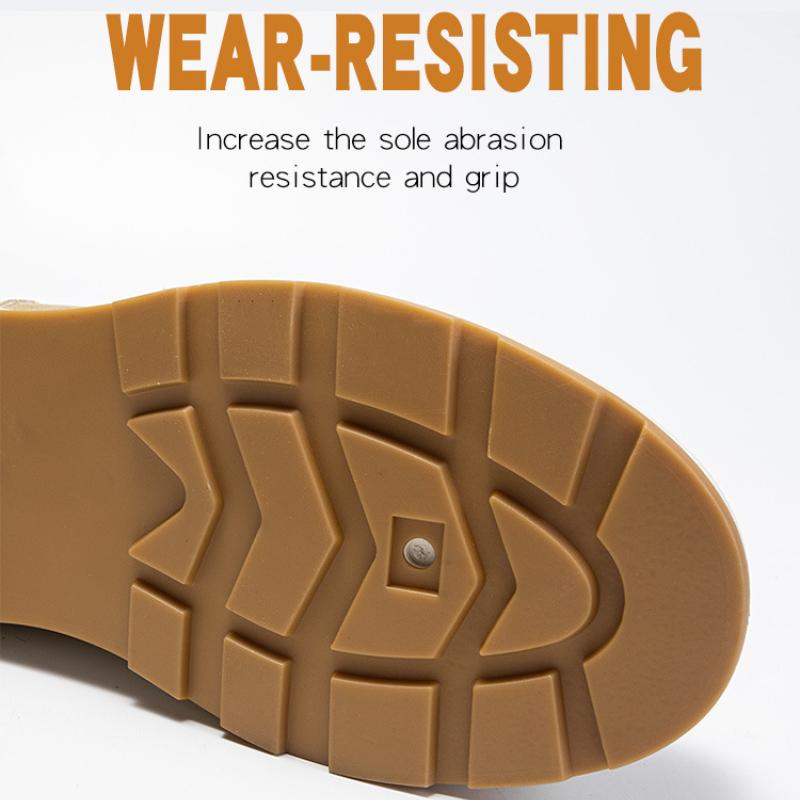 Женские теплые длинные плюшевые зимние ботинки, зима 2023, замшевые ботильоны с крючками и петлями, женские большие размеры, хлопковая обувь на нескользящей платформе, женская обувь