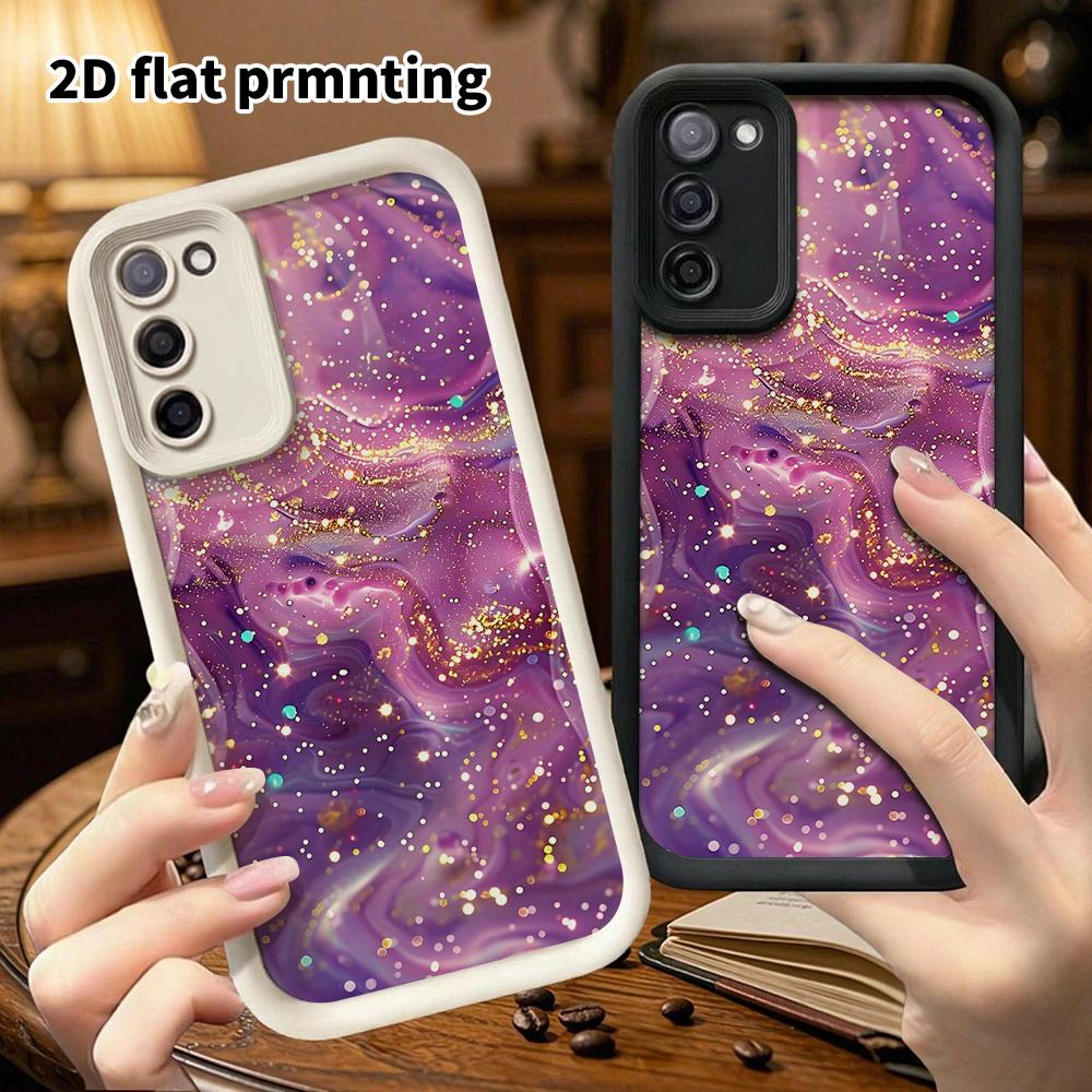 Чехол для телефона: 2D плотный защитный чехол со слоями для Samsung Galaxy A34 A35 M05 M06 S20 S22 S21 FE Plus 5G, с узором «Звездная пыль», Рождественский и Хэллоуинский подарок