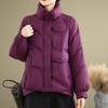 Women Autumn Spring Winter Casual Loose Oversized Cotton Padded Jacket Coat Outerwear