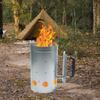 Fast Fire Chimney Starter Charcoal Bucket Easy To Use with Handle Practical Burner for Grill