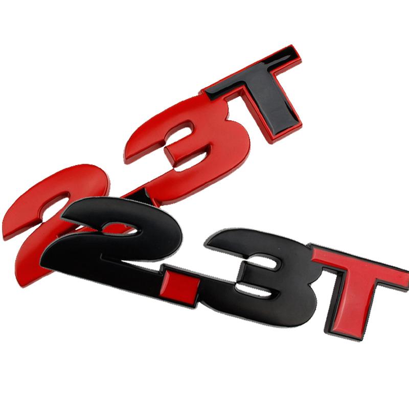 Автомобиль 3D Металл 2,3 Т Объем багажника Знак Эмблема Наклейка Наклейка Для Ford Mustang GT Shelby 350 500 2,3 Т Логотип