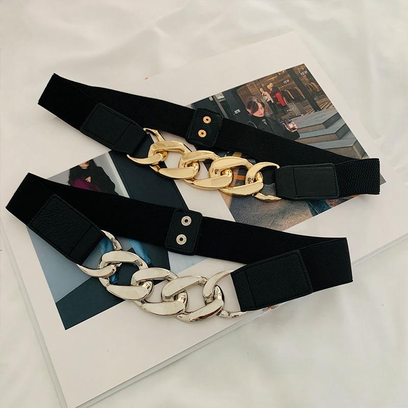 Декоративное платье Пояс Эластичность Простая цепочка Тонкий пояс Эластичный пояс