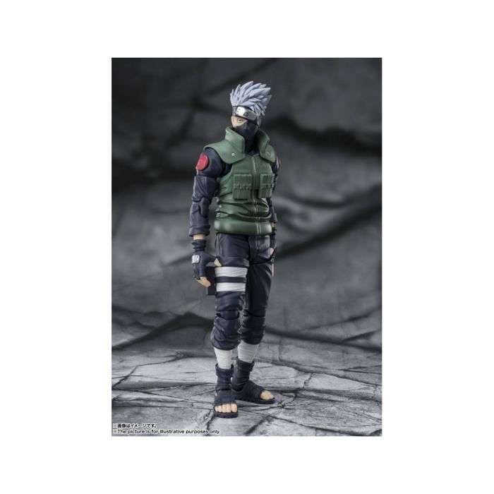 Figurine Bandai Tamashii Nations - Naruto Shippuden - S.H. Figuarts Kakashi Hatake -The famed Sharingan Hero-