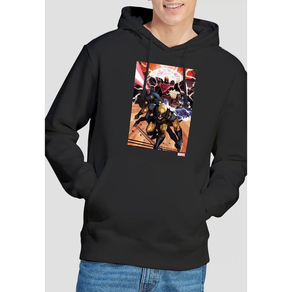Marvel Mens X-Men Team Attack Hoodie