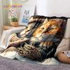 3D персидский кот, милый ситцевый кот, мягкие одеяла из мультфильма «Рэгдолл», сохраняющие тепло пледы для пикника, кровати, дивана, дома, спальни, подарка ребенку