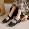 White Versatile Retro Platform Japanese Small Leather Shoes Women's Spring and Autumn 2025 New French Mary Jane Shoes Popular Single Shoes