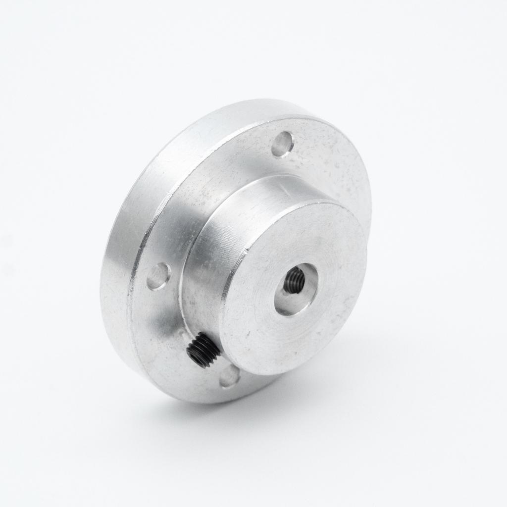 Aluminum Alloy Flange Coupling 5/6/6.35/7/8/9/10~22MM Hole-Keyway 50MM Rigid Transmission Shaft Connection