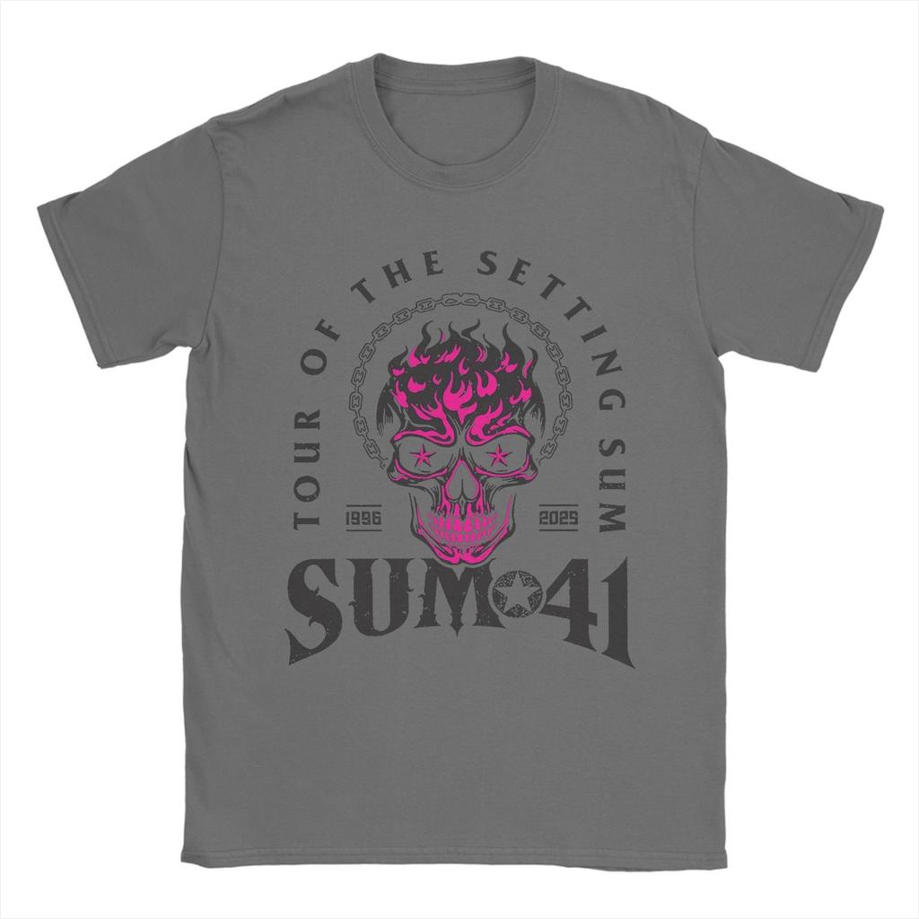 The Final Tour Sum 41 TShirt Unisex Funny Cotton Tee Shirt Round Collar Short Sleeve T Shirts Big Size Tops