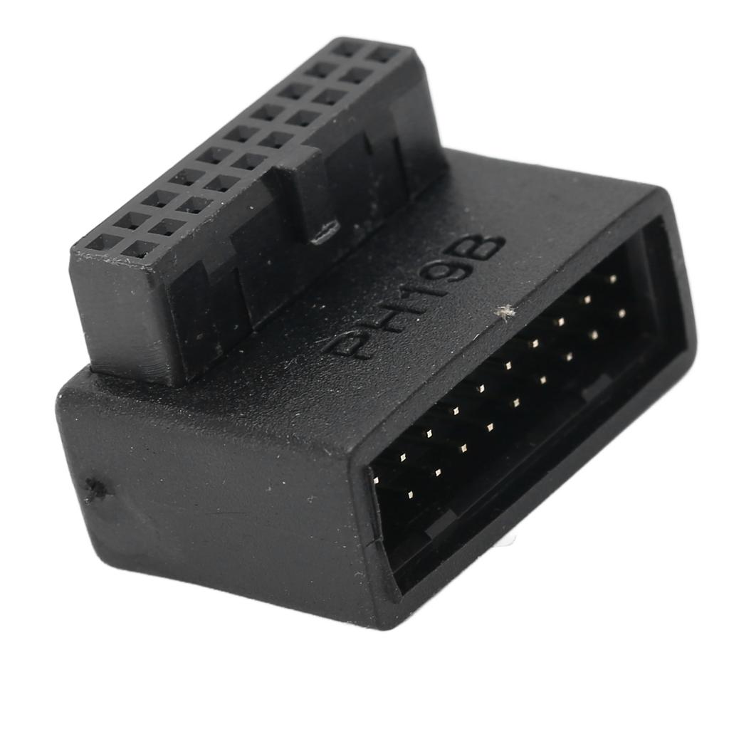 USB Front Panel Adapter Front Panel Socket 90 Degrees  Elbow USB3.0 19Pin To 20Pin Header Adapter for PC