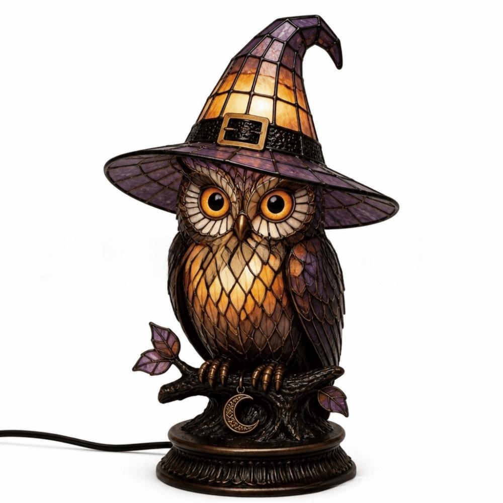 Home Decoration Halloween Lamp Cat Bird Desktop Lights Home Ornaments Night Light Bedside